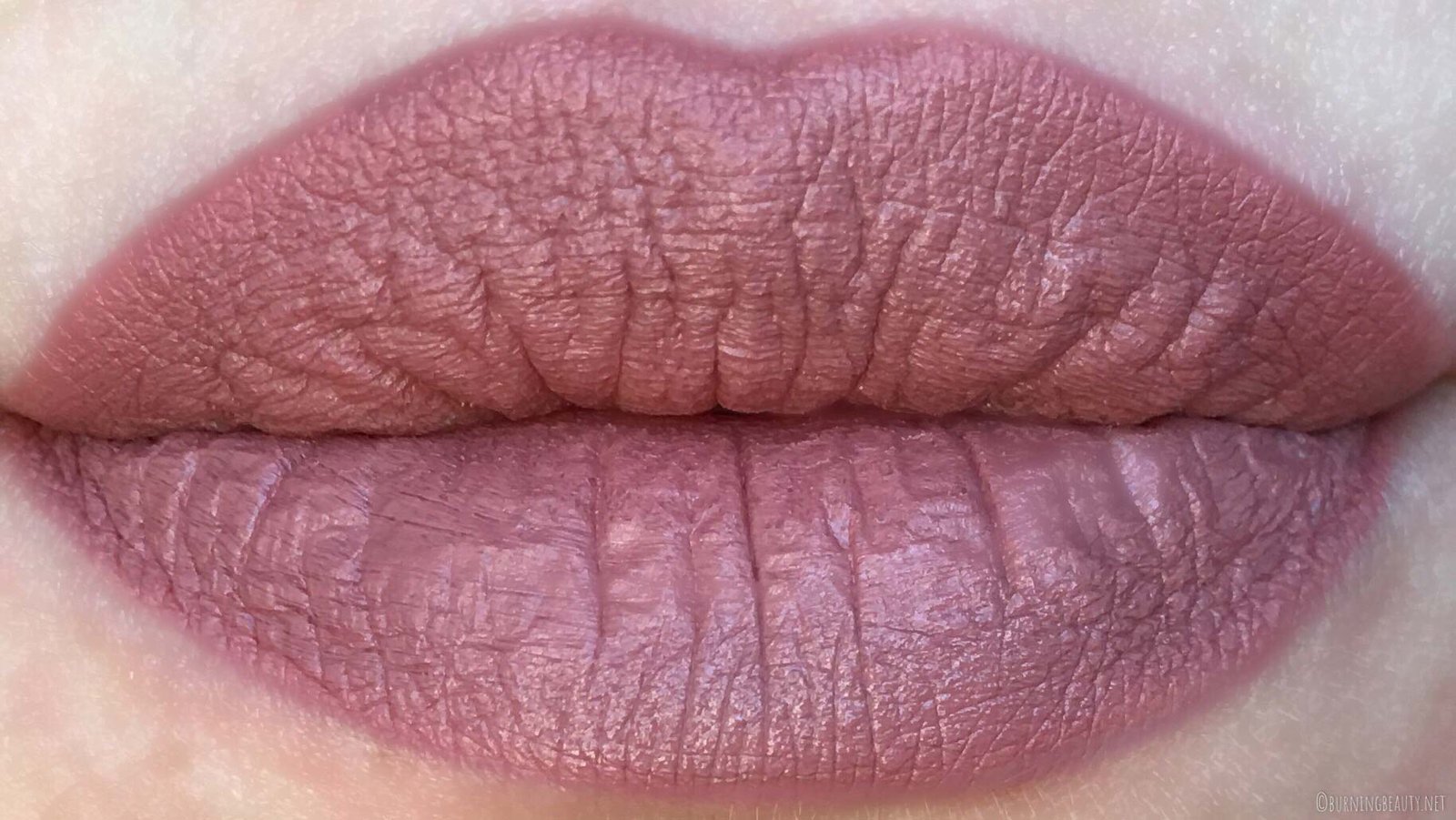 fenty beauty mattemoiselle lipstick thicc swatch