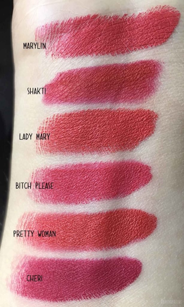 mulac cosmetics kali collection shakti