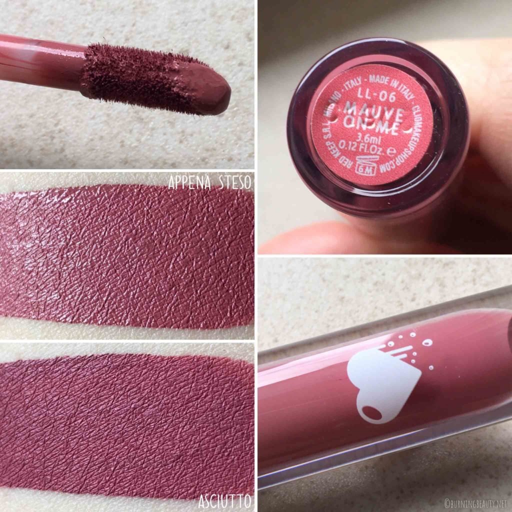 clio make up liquid love mauve on me