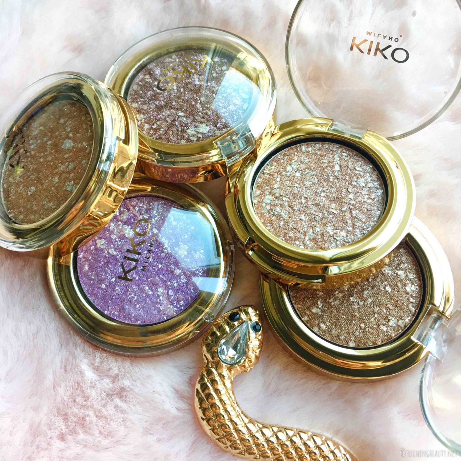 Kiko Milano VS Huda Beauty: habemus dupe? kiko unexpected paradise eyeshadow