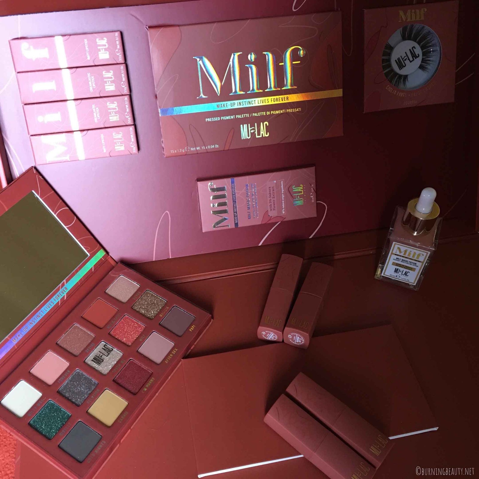 mulac cosmetics milf collection palette