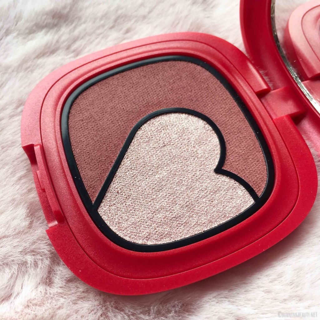 kiko milano ray of love eyeshadow palette 01 open closeup