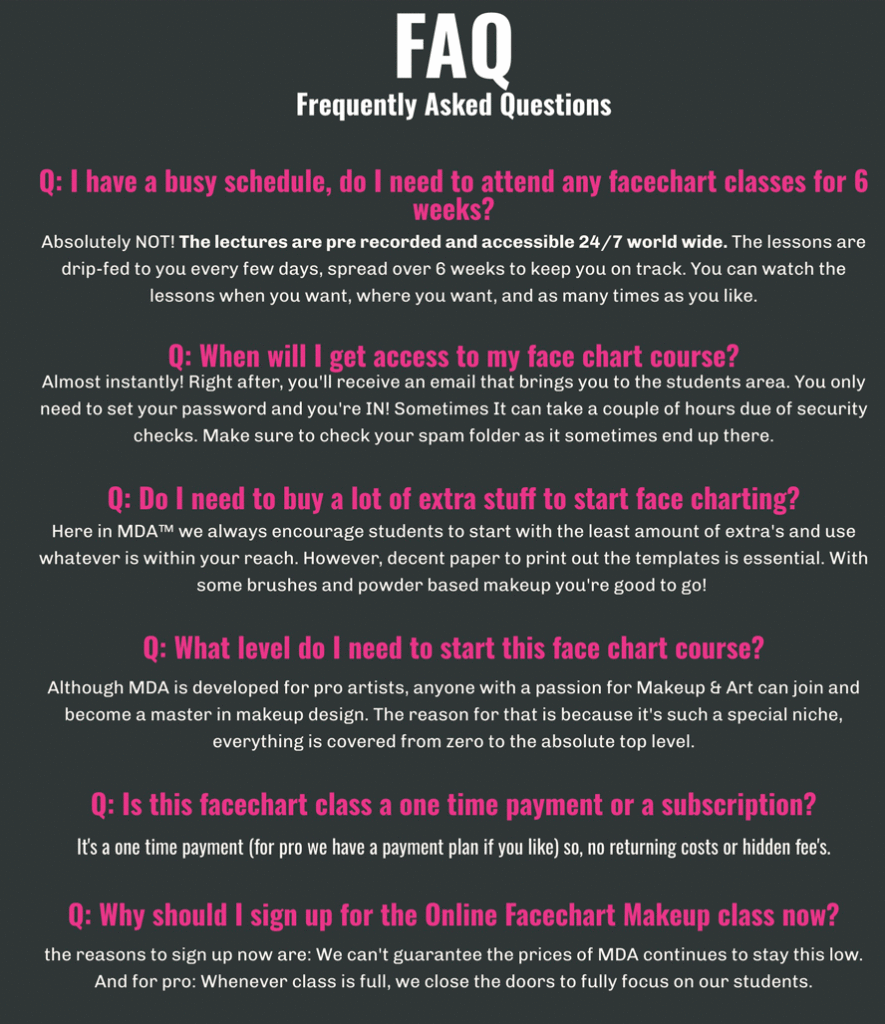 facechart academy