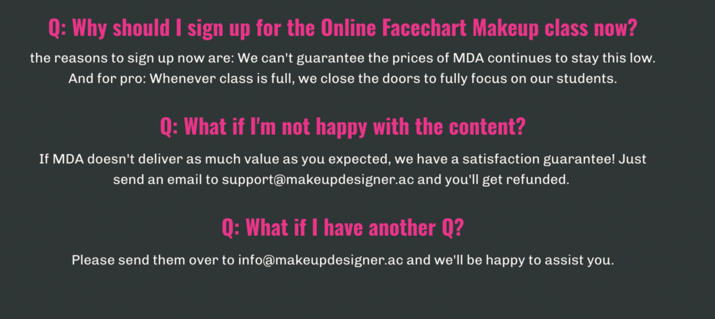 facechart academy