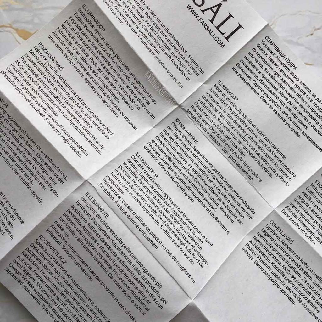 farsali jelly beam highlighter istruzioni