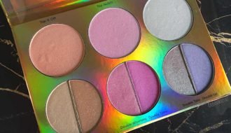 bh cosmetics duolight palette open