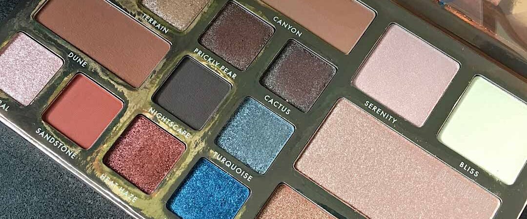 bh cosmetics desert oasis palette open