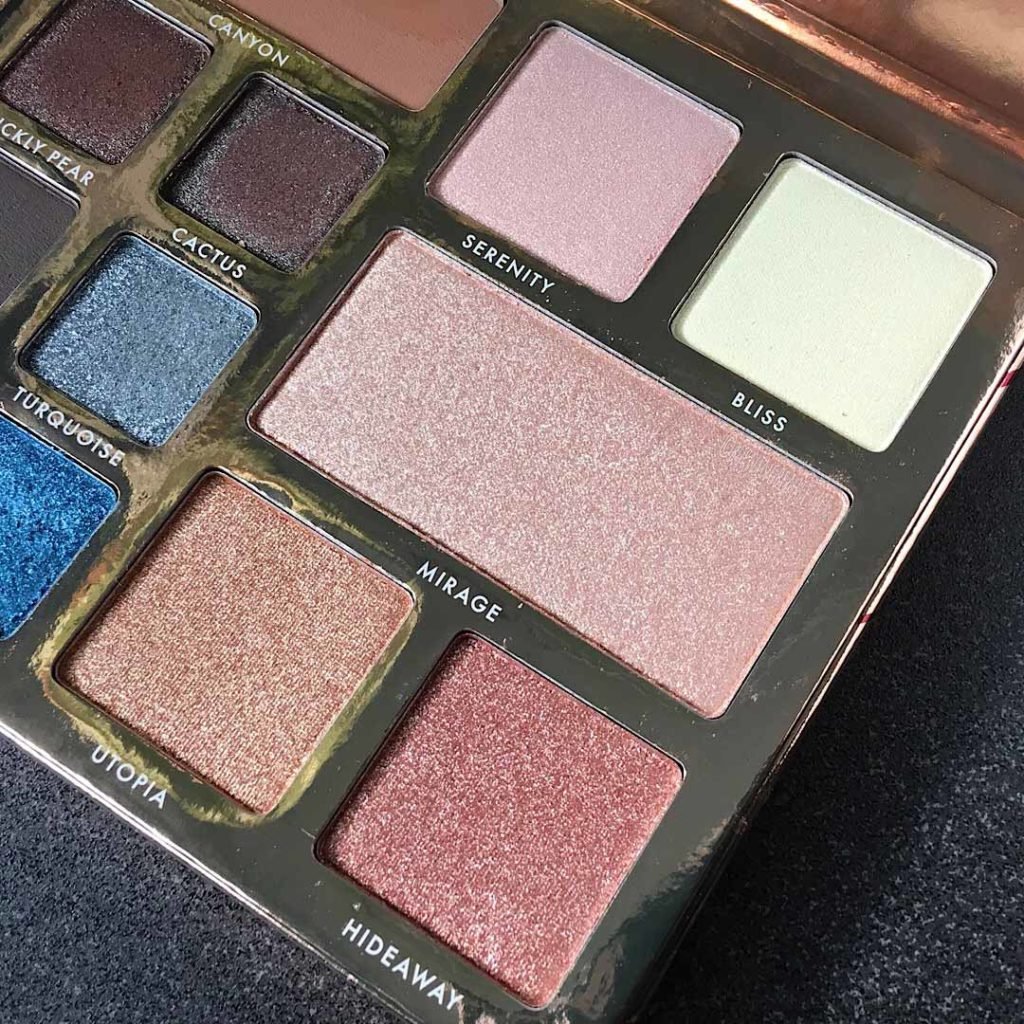 bh cosmetics desert oasis palette illuminante