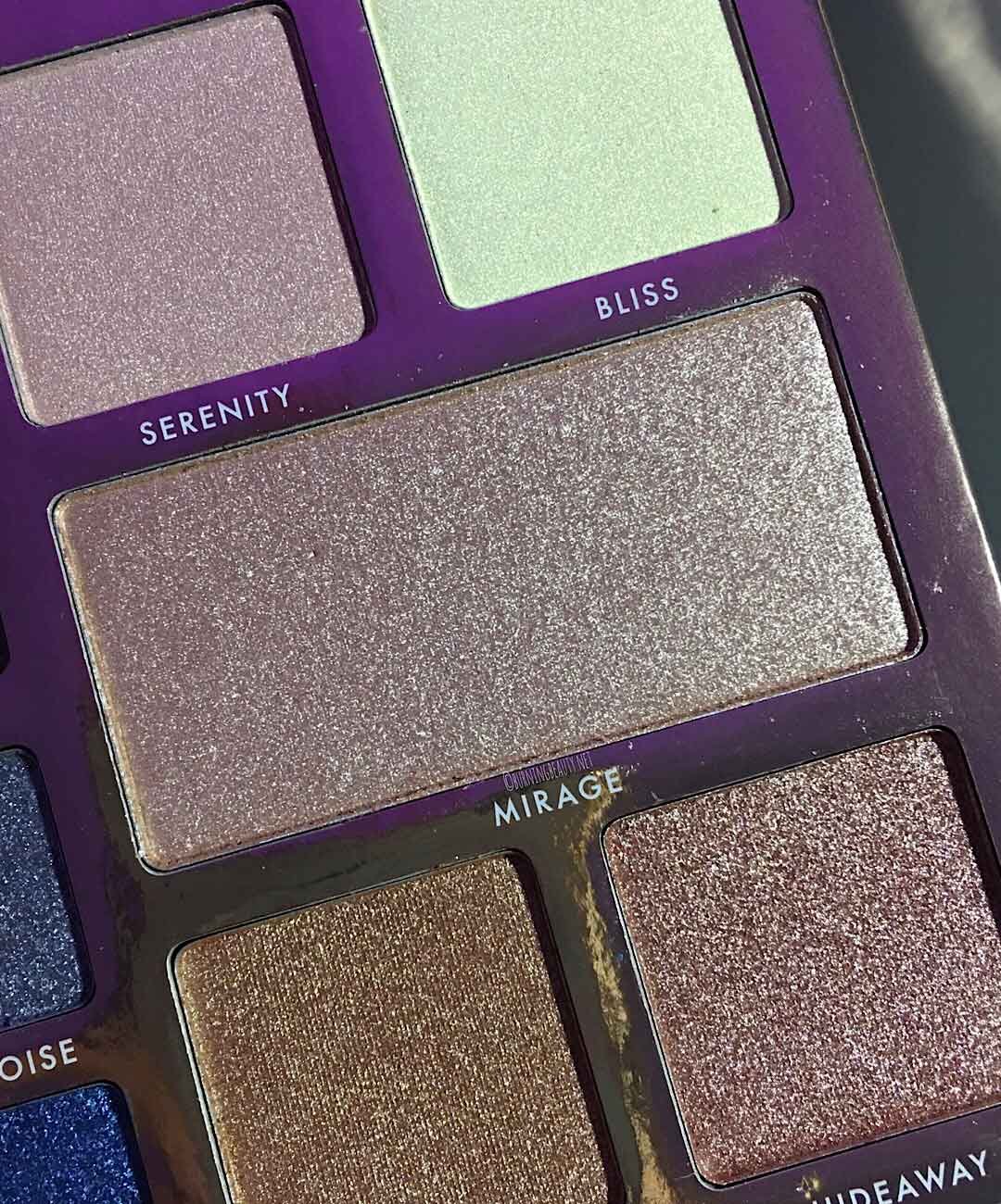 bh cosmetics desert oasis palette highlighter