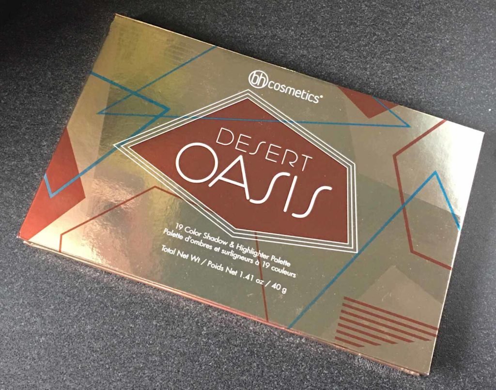 bh cosmetics desert oasis palette sleeve