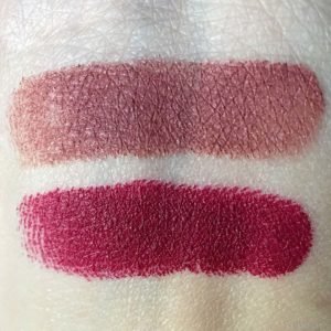 fenty beauty mattemoiselle lipstick flamingo acid thicc swatches