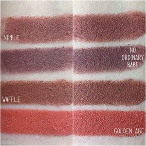 mulac cosmetics kali collection nude comparison