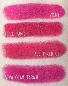 pat mcgrath mini lipstick trio full panic comparison