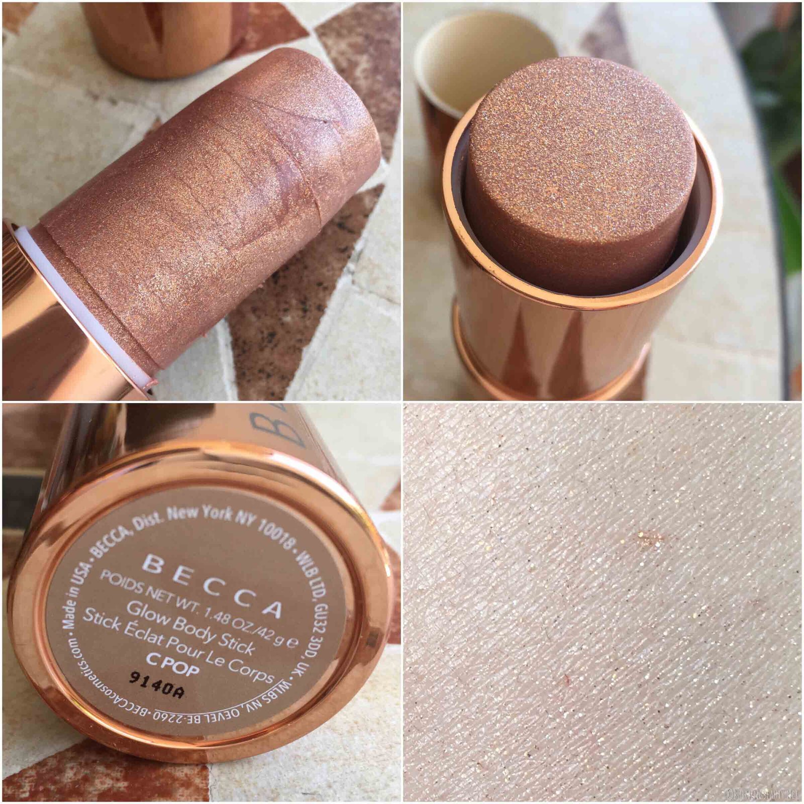 becca highlighter glow body stick