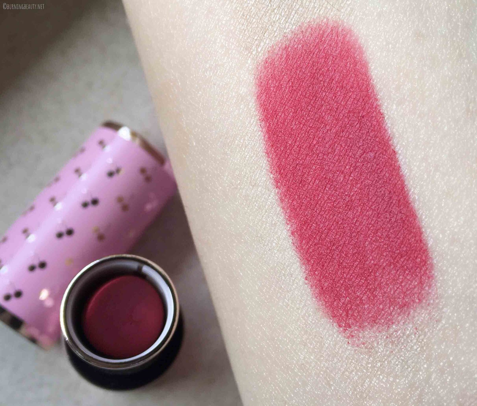 naj oleari forever matte lipstick 12 swatch 2