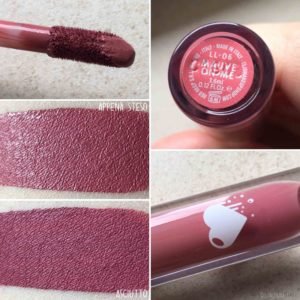 clio make up liquid love mauve on me