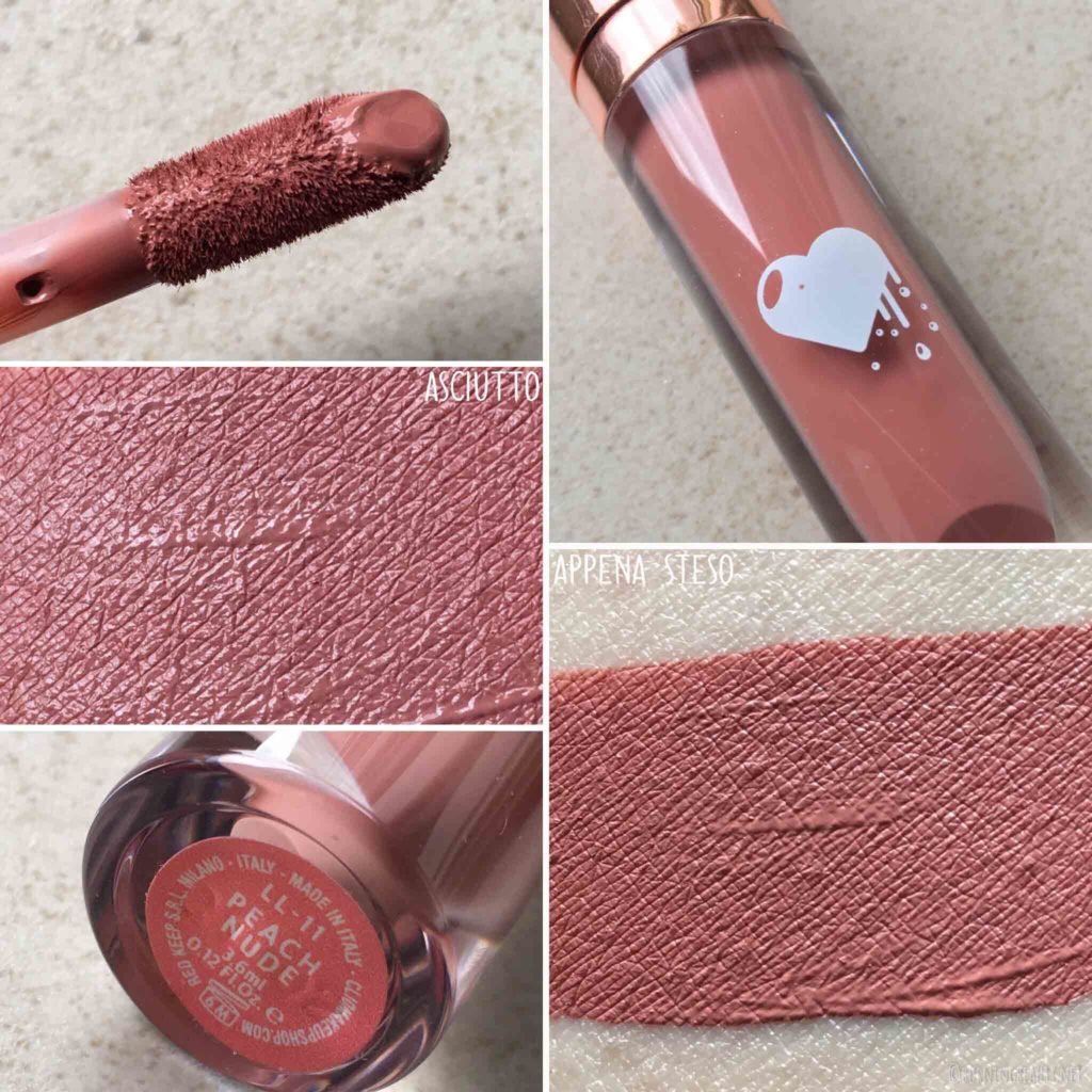 clio make up liquid love peach nude