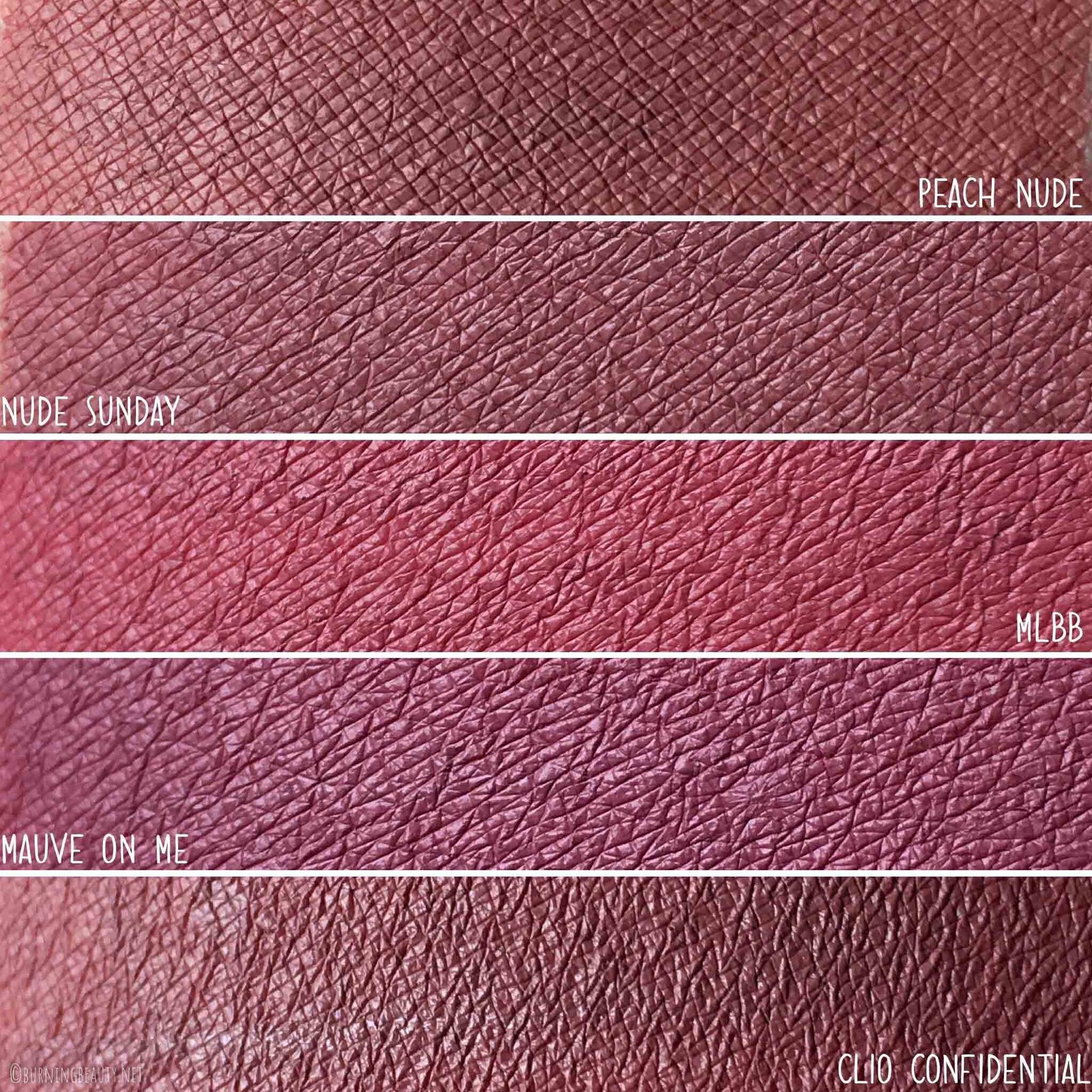 clio make up liquid love swatches