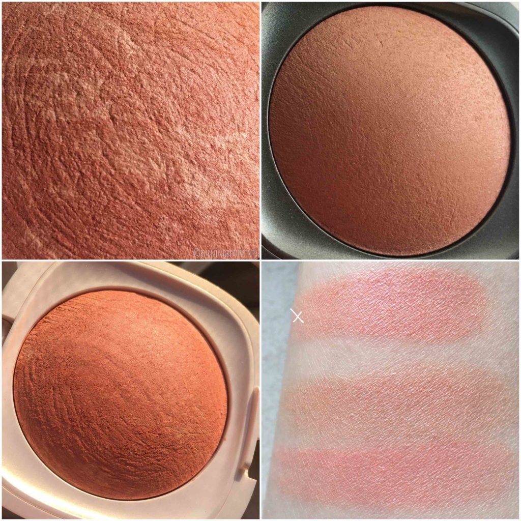 kiko lost in amalfi baked blush 01 swatches