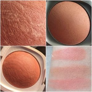kiko lost in amalfi baked blush 01 swatches