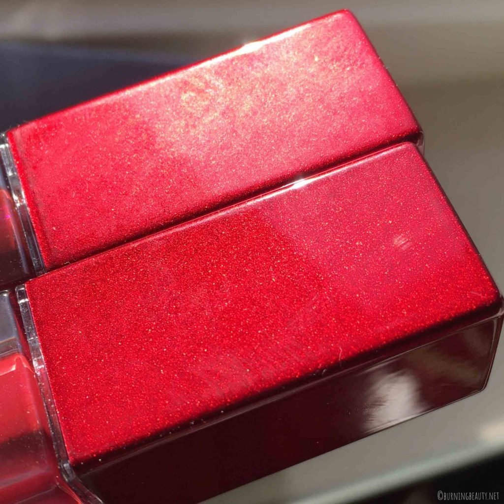 kiko wonder woman lip paint closeup lid