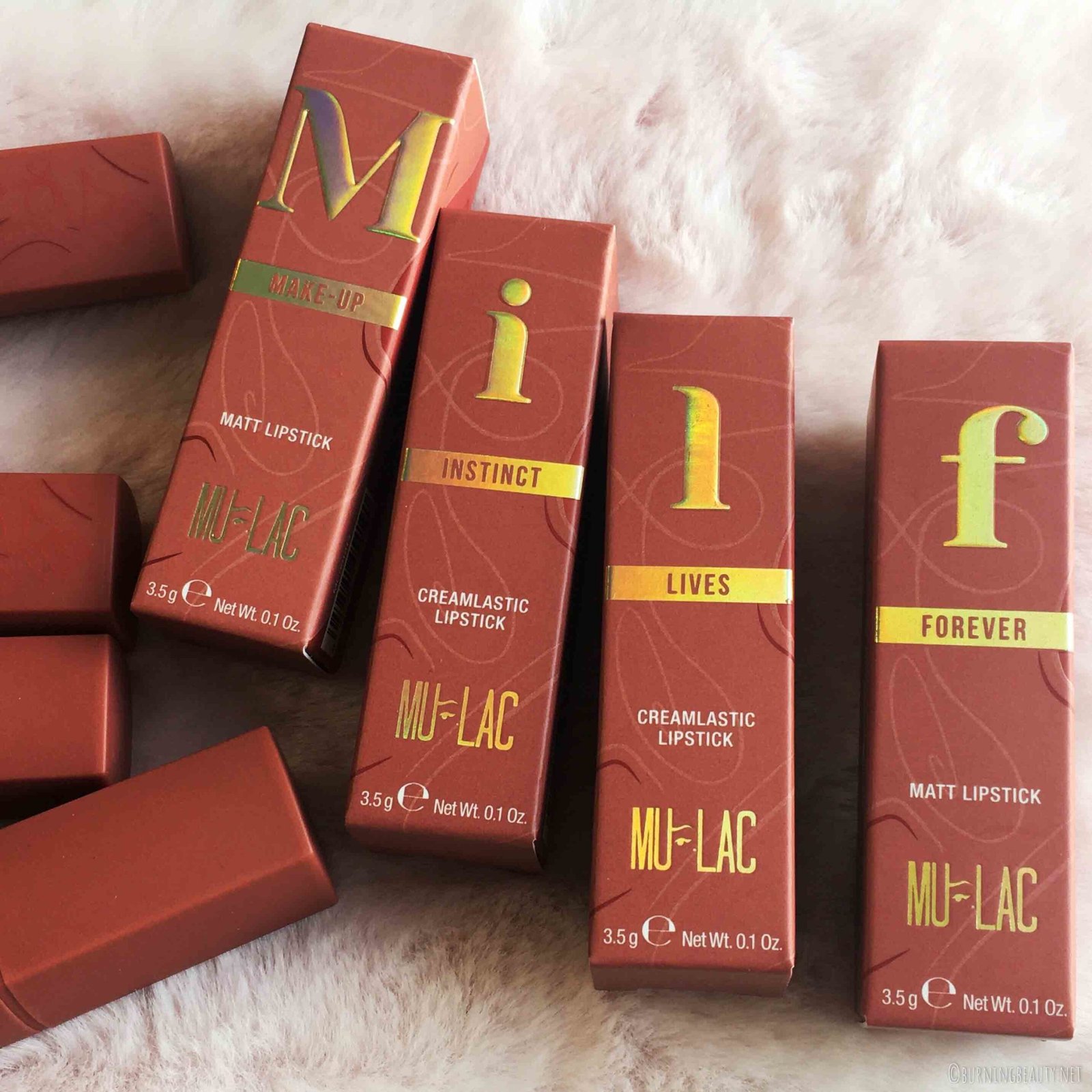 mulac cosmetics milf collection lipstick