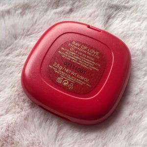 kiko milano ray of love eyeshadow palette 01 back