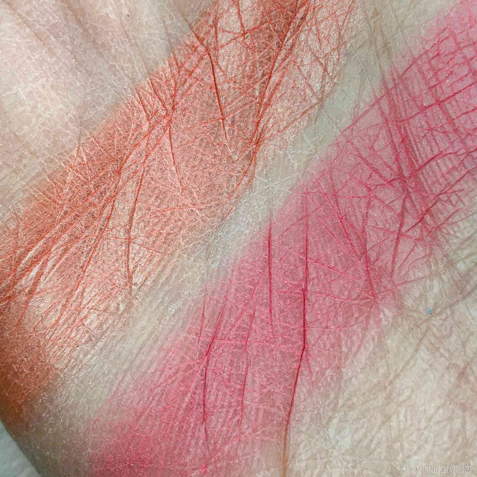 kiko ray of light blush swatches