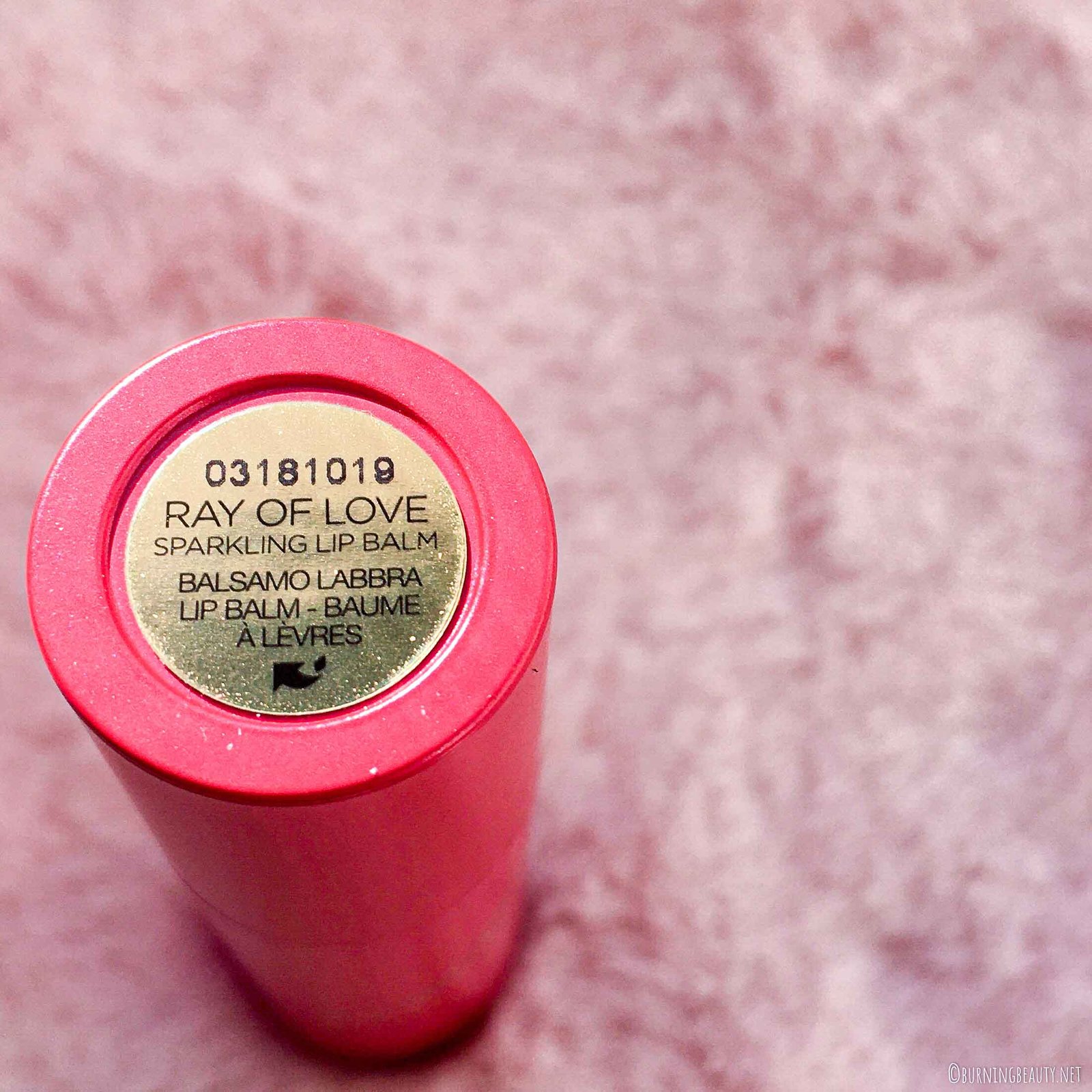 kiko ray of love sparkling lip balm sotto