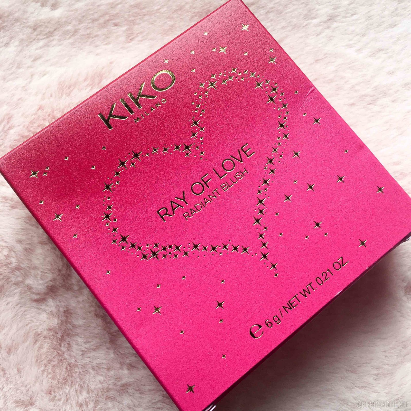 kiko ray of light blush box