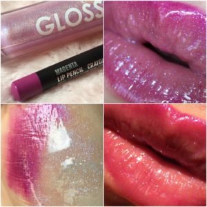 sephora glossed mac magenta combo